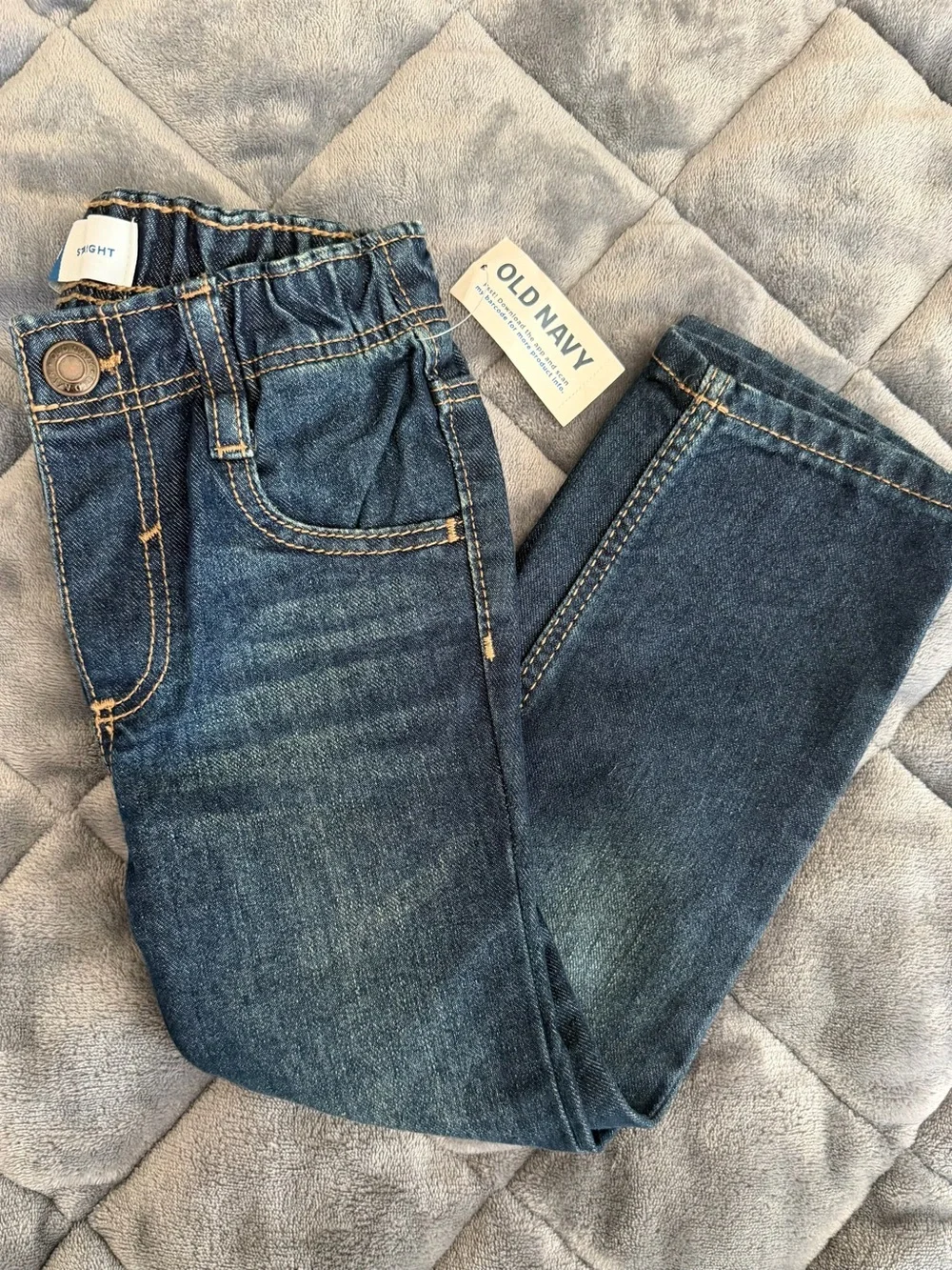 NWT Boy’s Size 3T Old Navy Kids Blue Denim Jeans with Elastic Waist